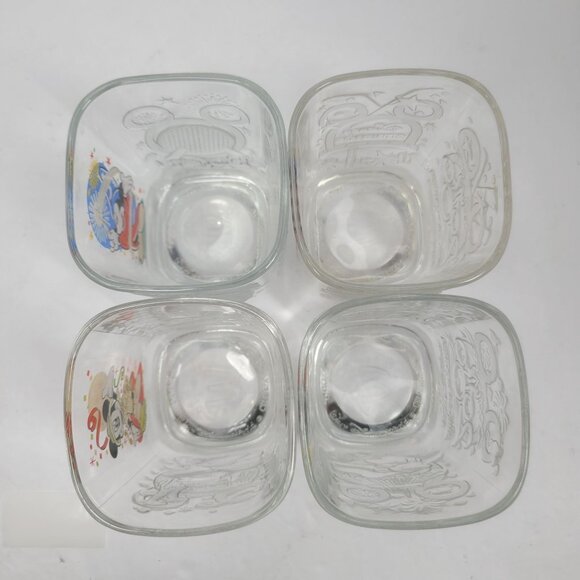 McDonalds Year 2000 Walt Disney World Celebration Collectible Glass Set Of 4 - Picture 5 of 8